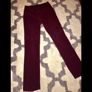 Talbots corduroy maroon pants